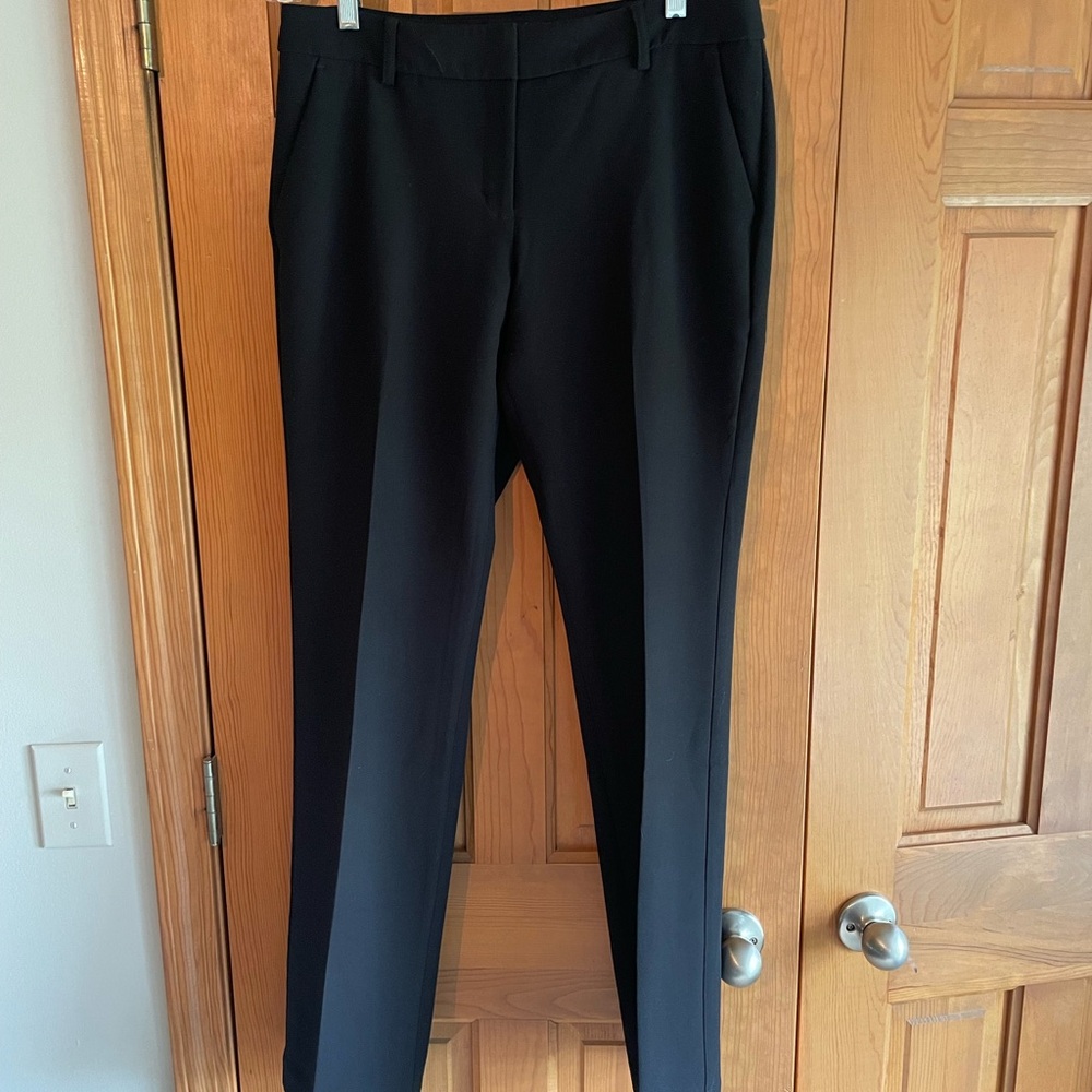 Express Black Low Rise Boot Cut Trousers